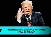 Trump cries voter fraud again