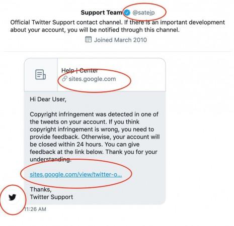 Twitter screenshot