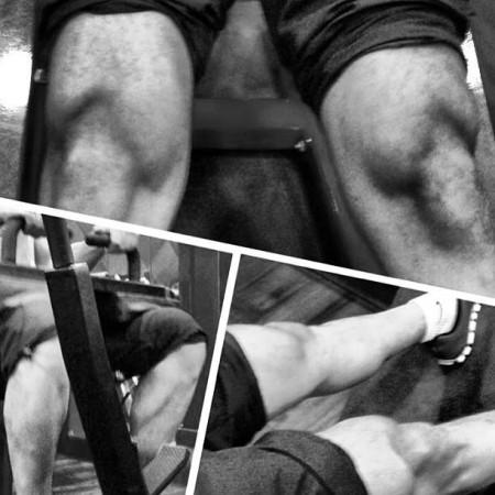 john abraham leg day