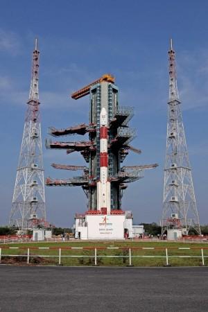 CMS-01 before the launch on Thursday, Dec 17, 2020. It's the first of CMS scheme of communications satellites by ISRO / CMS-01
