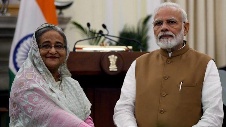 PM Modi with Bangladesh PM Sheikh Hasina PM Modi