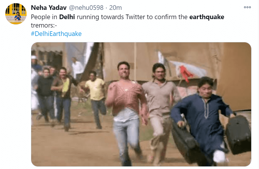 Earthquake in Delhi