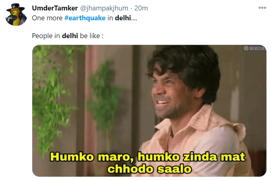 Earthquake in Delhi