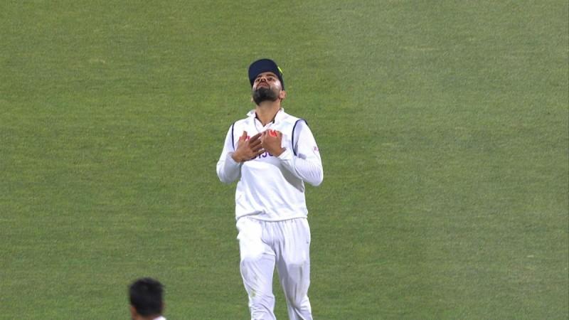 virat's catch