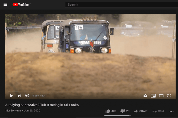 Viral video of crazy auto-rickshaw race is from Sri Lanka Viral video of crazy auto-rickshaw race is from Sri Lanka