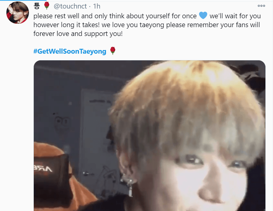 Taeyong unwell