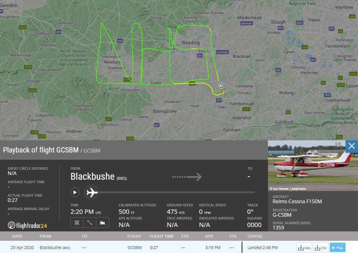 How pilots took COVID messages to sky in 2020 – literally [Must see]