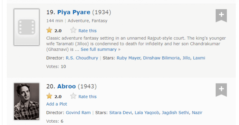 IMDB worst films