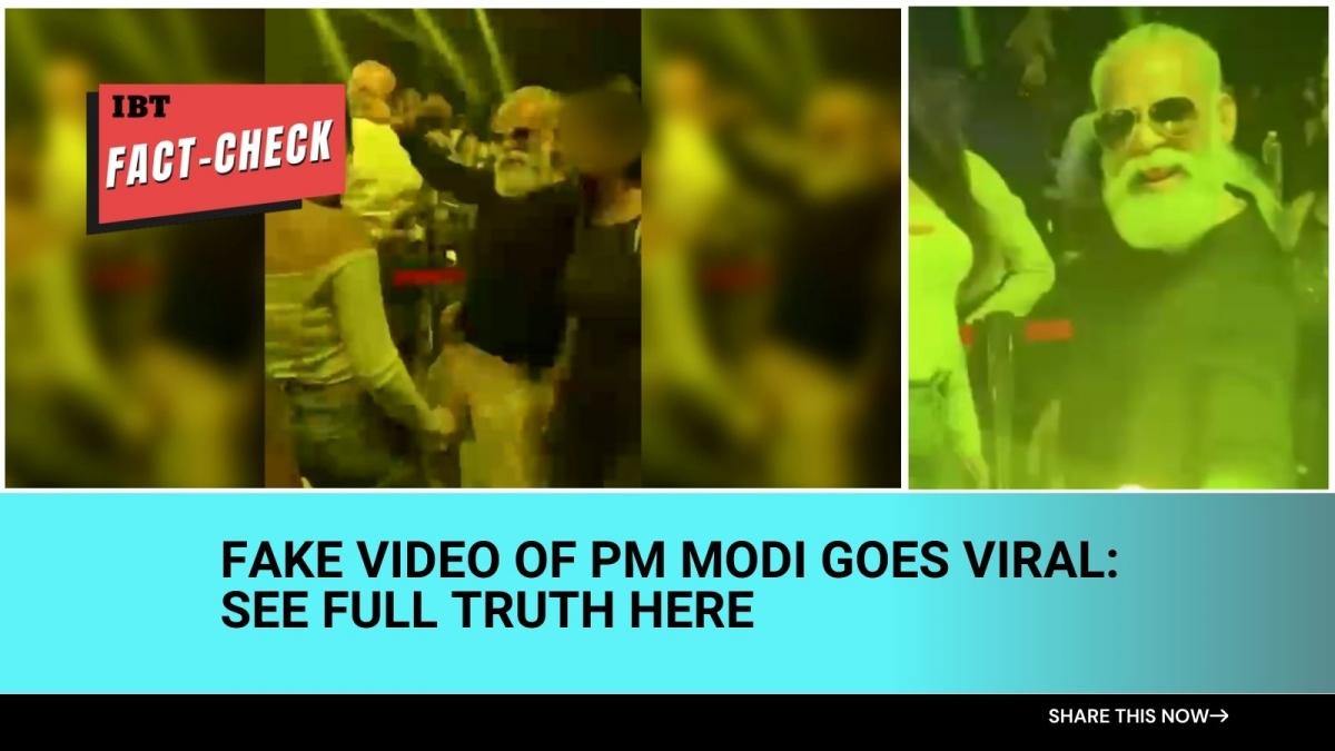 Fact-check: Viral video shows Modi dancing with girls in club, except it's  not the Prime Minister - IBTimes India