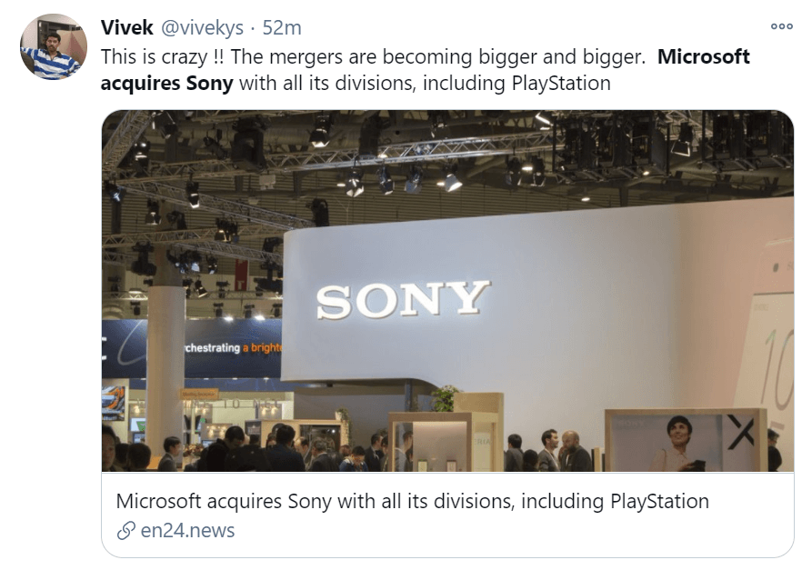 Microsoft bought Sony