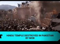 PAK temple destroyed