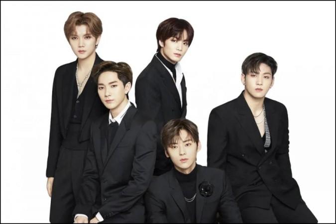NU'EST consists of five members: JR, Aron, Baekho, Minhyun, and Ren.