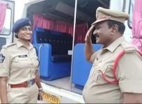 Police salute