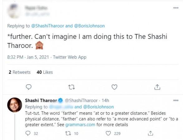 Twitter user gets schooled by Shashi Tharoor Twitter user gets schooled by Shashi Tharoor