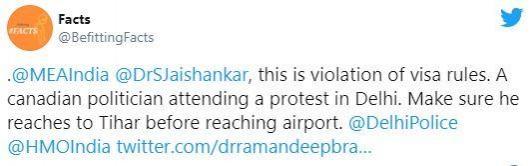 Farmer's protest