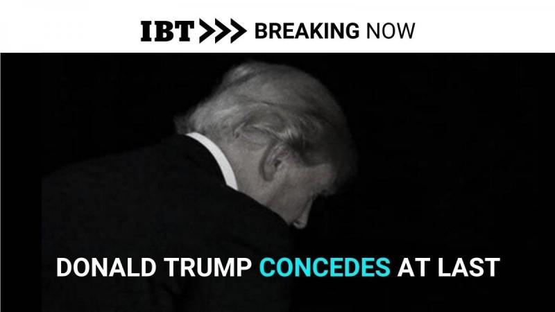 Trump concedes