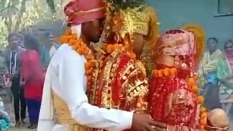 Bastar man marries two women on same day. Twitter Bastar man marries two women on same day