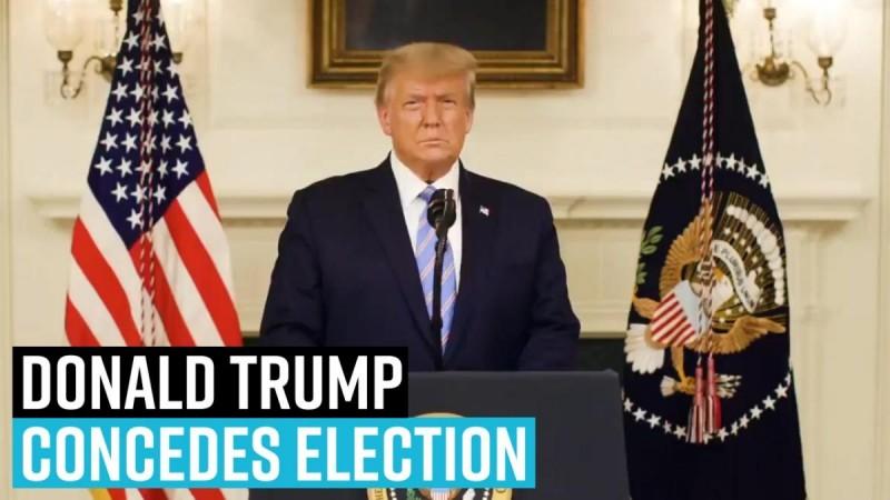 Donald Trump concedes election