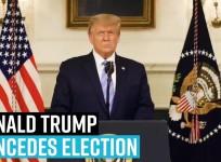 Donald Trump concedes election