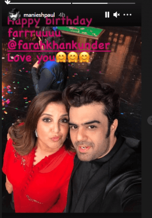Maniesh Paul wishes Farah Khan