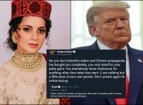 Kangana Ranaut and Donald Trump