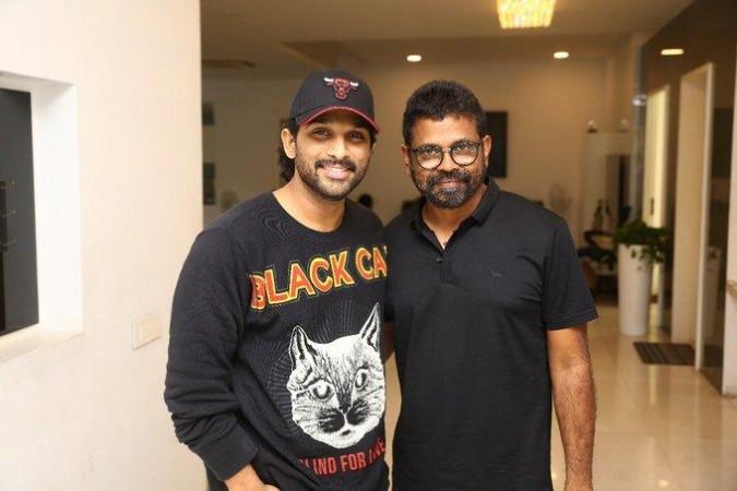Allu Arjun with director Sukumar