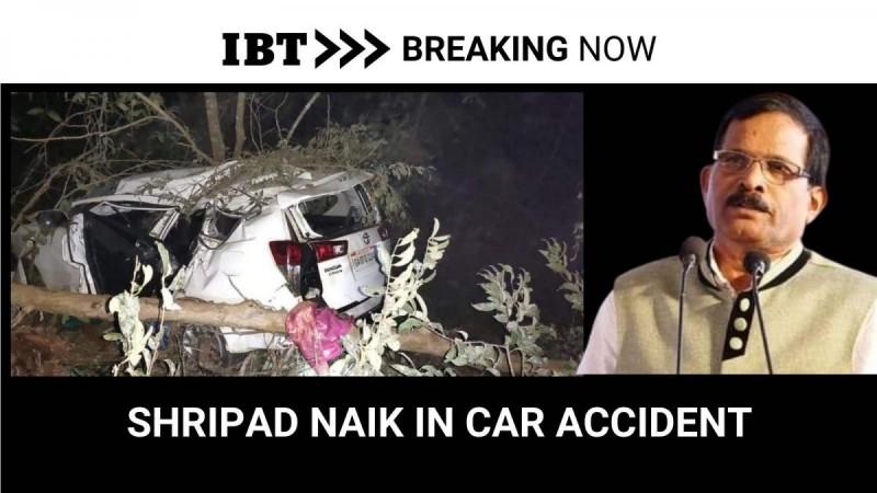 Shripad Naik in car accident