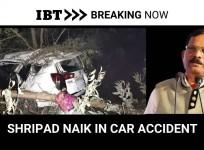 Shripad Naik in car accident