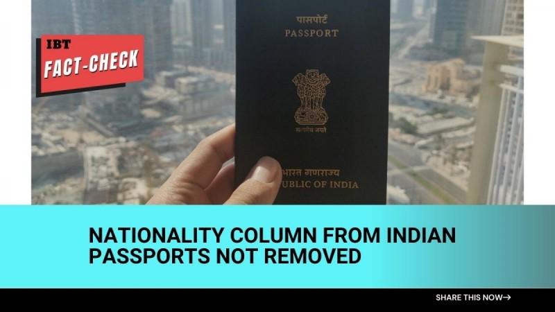 Indian passport change