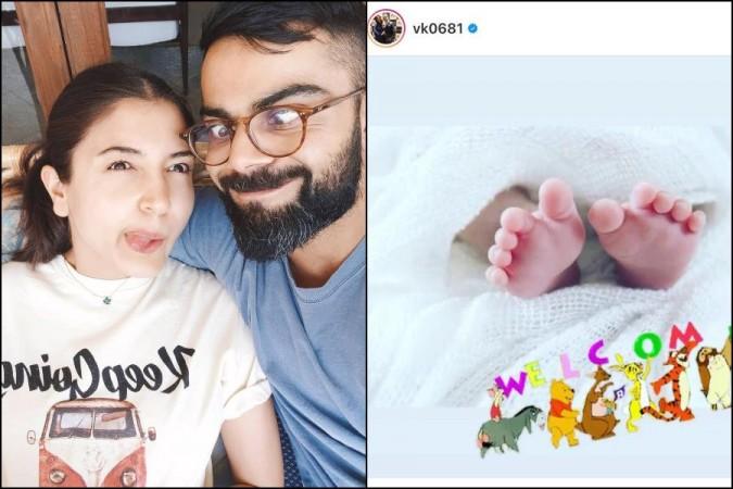 Virat and ANushka's baby pic is fake
