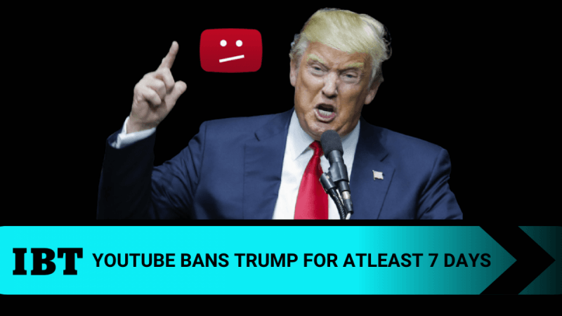 Youtube bans Trump