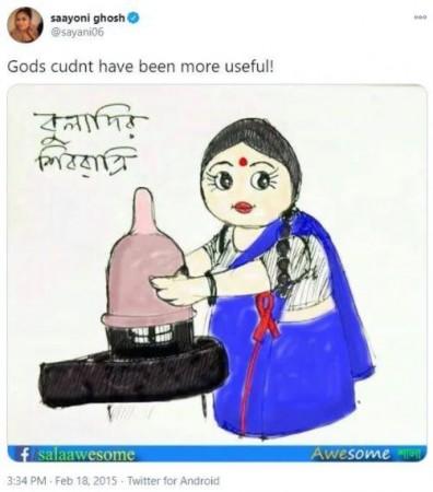 Saayoni Ghosh tweet