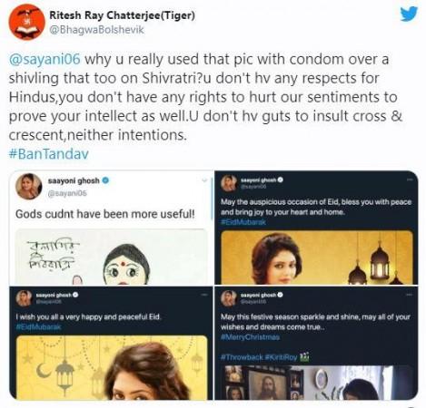 Saayoni Ghosh tweet