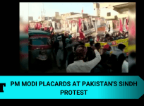 PM Modi placards in Pakistan