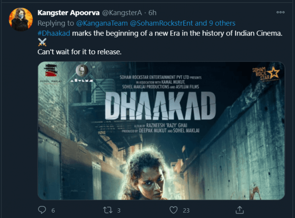 Netizens react on Dhaadkad