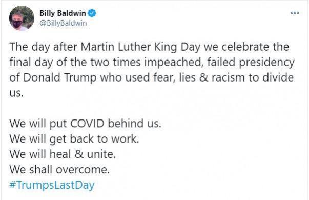 Trump last day reaction