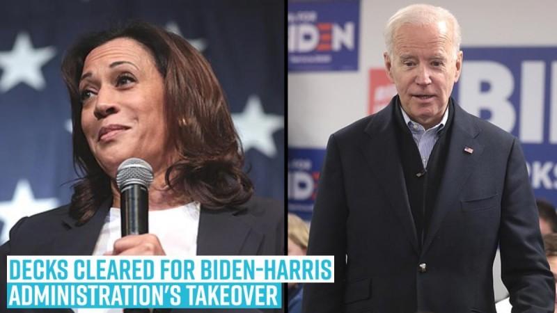 Decks cleared for Biden-Harris Administration's takeover