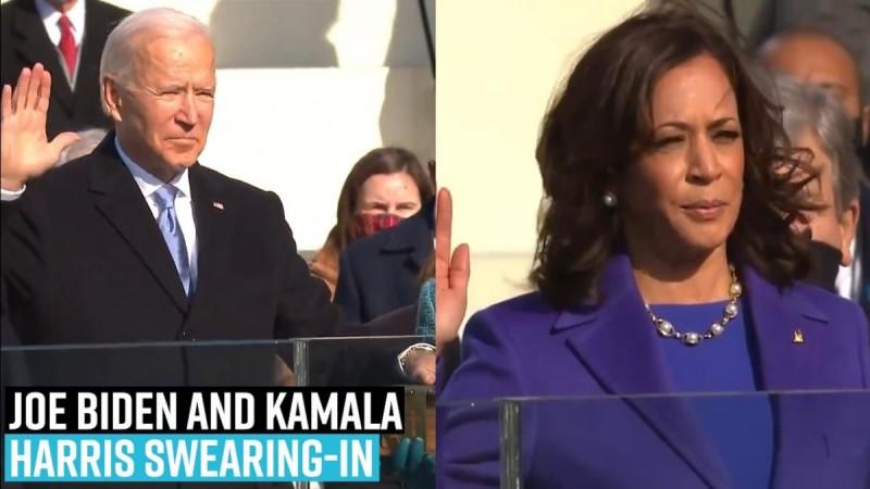 Joe Biden and Kamala harris took over office after swearing-in as president and vice president.