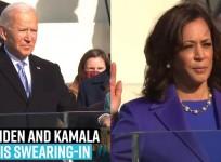 Joe Biden and Kamala harris took over office after swearing-in as president and vice president.