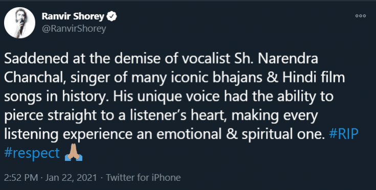 Ranvir Shorey