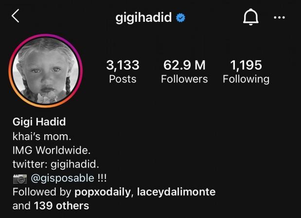 Gigi's instagram