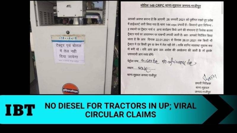 No diesel for tractors