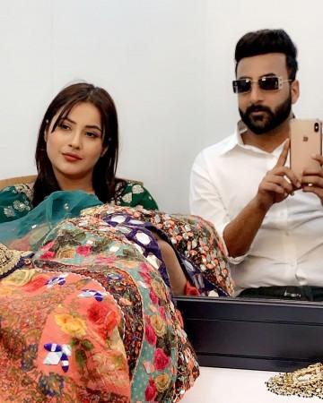 Shenaaz with brother