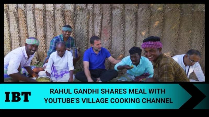 Rahul Gandhi shares meal