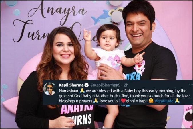 Actor Comedian Kapil Sharma And His Wife Ginni Chatrath Blessed With A Baby Boy Reactions Ibtimes India