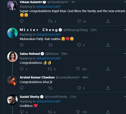 fans and celebs tweet