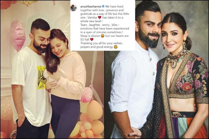 Anushka Sharma And Virat Kohli Share First Photo Of Newborn Daughter Name Her Vamika Ibtimes India