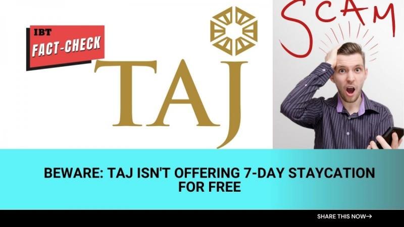 Fact check: Truth behind Taj Valentine's Day offer of one week free stay