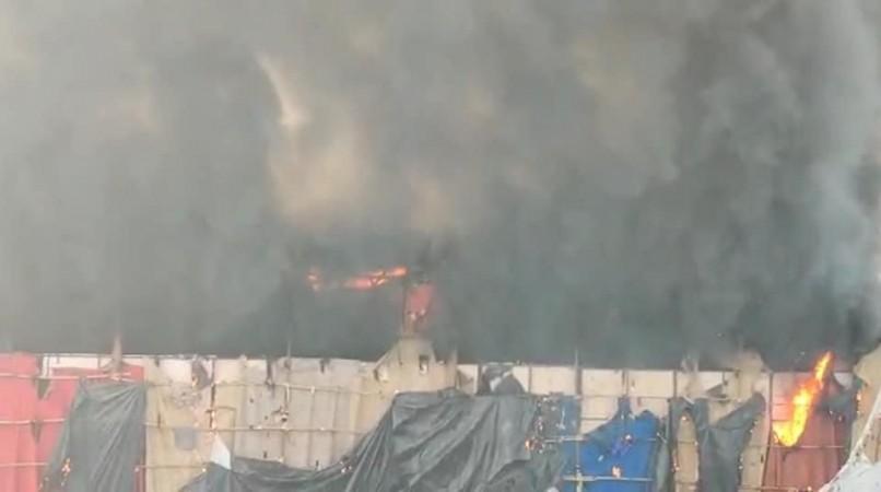 fire on the sets of Adipurush