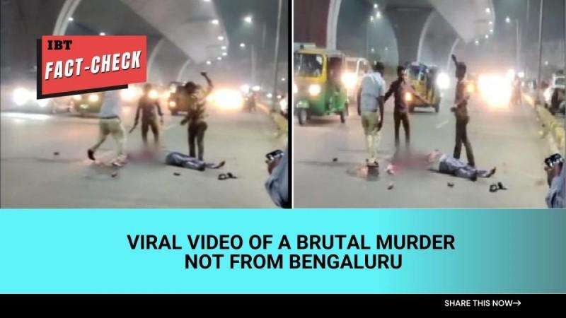 Viral video of BLR murder. NOT